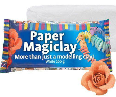 Magiclay Paper 200g White Flat Pack - Educational Vantage