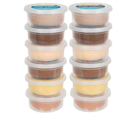 Paper Magiclay 240g Earth Colours 12 Canisters - Educational Vantage