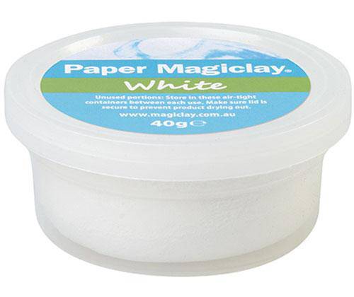 Paper Magiclay 240g White 6 Canisters - Educational Vantage