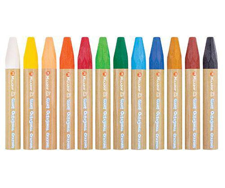 Micador Giant Crayons Pack of 12 - Educational Vantage