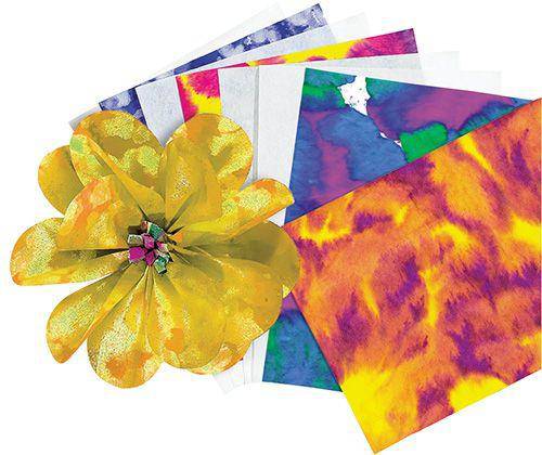 Colour Diffusing Paper 23 x 30cm Pack of 50 - Educational Vantage