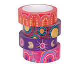 Washi Tape Contemporary Australian Indigenous Pack of 8 - Educational Vantage