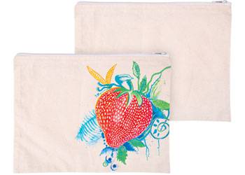 Calico Zip Pouch - Educational Vantage