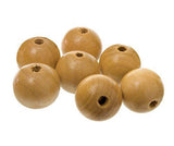 Beads Wooden Natural Pack of 100 - Educational Vantage