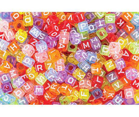 Alphabet Cube Beads 100g - Educational Vantage