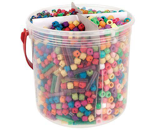 Basics Plastic Beads 655g - Educational Vantage