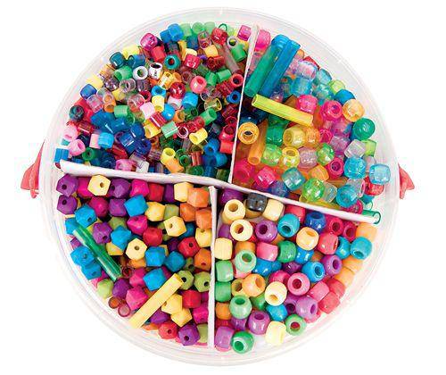 Basics Plastic Beads 655g - Educational Vantage