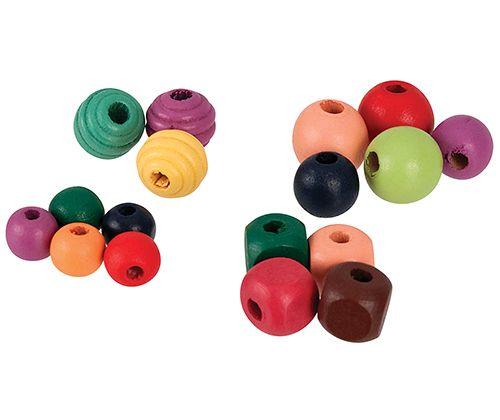 Basics Wooden Beads 575g - Educational Vantage