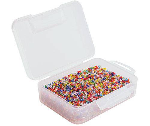 Coloured Glass Seed Beads 100g - Educational Vantage