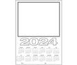 Calendar Blanks Lightweight A3 2024 Pack of 10 - Educational Vantage