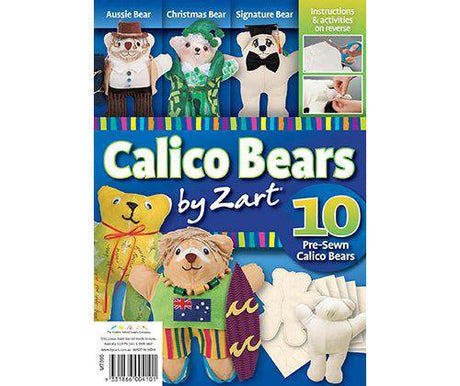 Calico Teddy Bears Pack of 10 - Educational Vantage