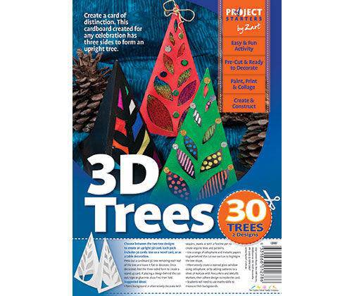 Cardboard Tree 3D Pack of 30 - Educational Vantage