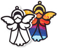 Stained Glass Angels Pack of 10 - Educational Vantage