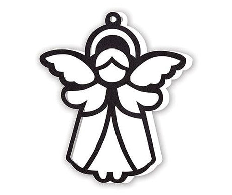 Stained Glass Angels Pack of 10 - Educational Vantage