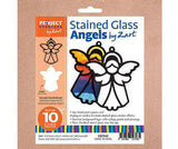 Stained Glass Angels Pack of 10 - Educational Vantage