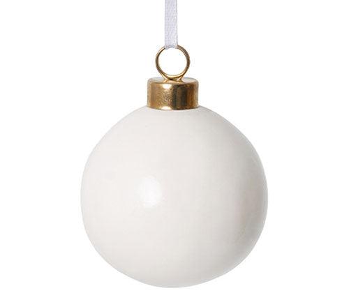 Ceramic Baubles 6cm Pack of 10 - Educational Vantage