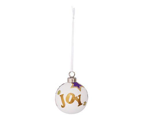 Ceramic Baubles 6cm Pack of 10 - Educational Vantage