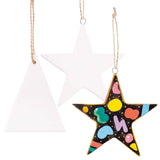 Ceramic Star and Triangle Pack of 10 - Educational Vantage