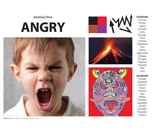 Emotions Art and Language Chart Pack A3 - Educational Vantage