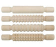 Pattern Rolling Pins Wooden Pack of 4 - Educational Vantage