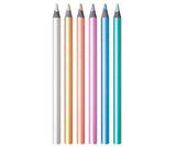 Basics Jumbo Metallic Pencils Pack of 12 - Educational Vantage