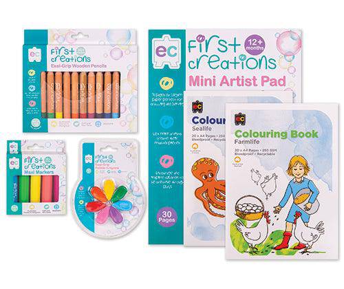 First Creations Drawing and Colouring Set - Educational Vantage