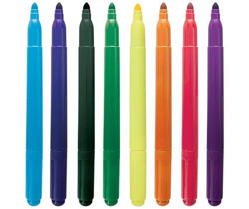 School Colours Thick Markers Pack of 48 - Educational Vantage