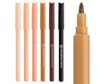 Skin Tone Coloured Markers Set of 6 - Educational Vantage