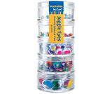 Joggle Eyes Coloured Stackable Pack of 450 - Educational Vantage