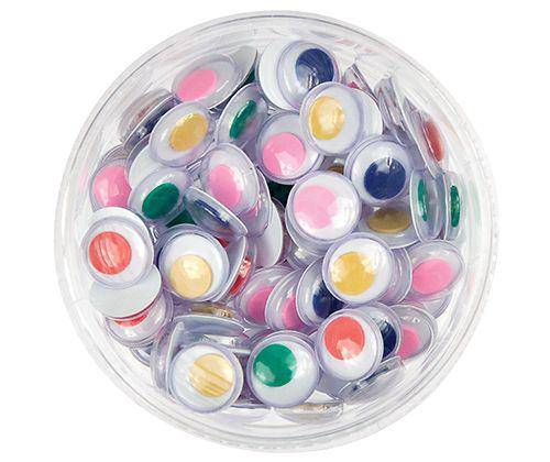 Joggle Eyes Coloured Stackable Pack of 450 - Educational Vantage