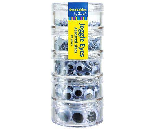 Joggle Eyes Stackable Pack of 550 - Educational Vantage