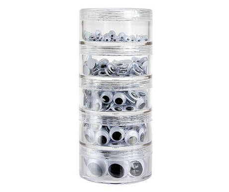 Joggle Eyes Stackable Pack of 550 - Educational Vantage