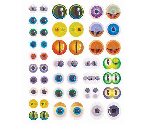 Sticker Moving Eyes Pack of 144 - Educational Vantage