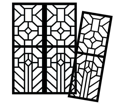 Cardboard Stained Glass Frames Pack of 20 - Educational Vantage