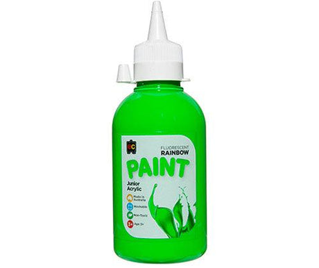 Fluorescent Rainbow Paint 250mls - Educational Vantage