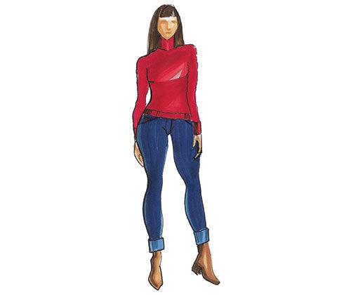 Fashion Croquis A3 Pack of 10 - Educational Vantage