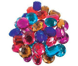 Giant Jewels Sew On Assorted Pack of 40 - Educational Vantage