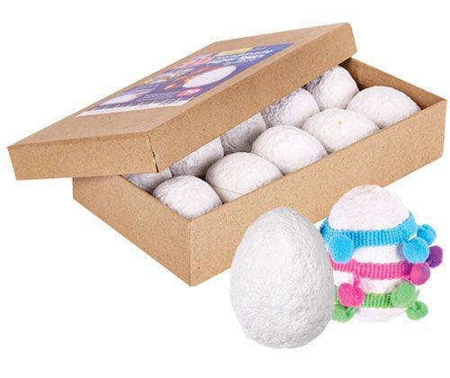 Handmade Paper Eggs Pack of 10 - Educational Vantage