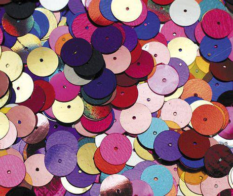 Sequins Flat Coloured 10mm Pack of 1000 - Educational Vantage