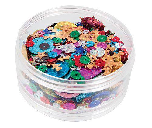 Stackables Sequins Assorted 100g - Educational Vantage