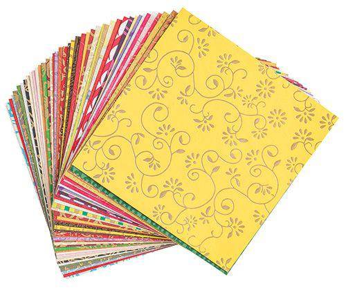 Handmade Decorative Paper 15 x 15cm Pack of 50 - Educational Vantage