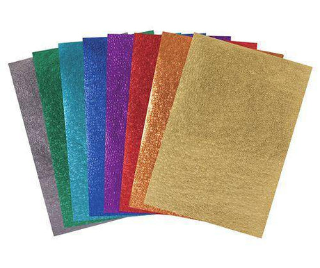 Metallic Scales Paper Coloured A4 Pack of 40 - Educational Vantage