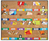 Hessian Wall Storage Pockets 120 x 102cm - Educational Vantage