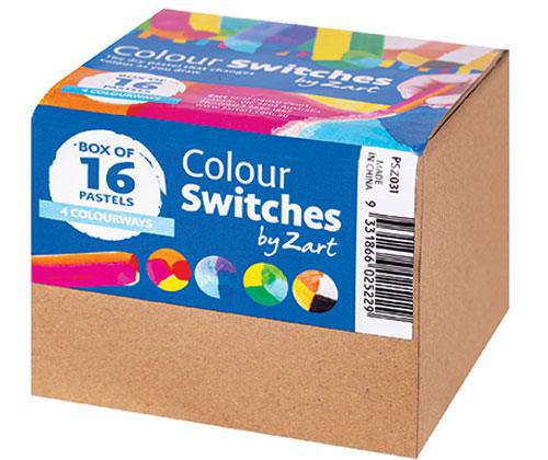 Pastel Colour Switches by Zart Pack of 16 - Educational Vantage