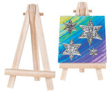 Wooden Easel Mini 10 x 12.5cm Pack of 10 - Educational Vantage