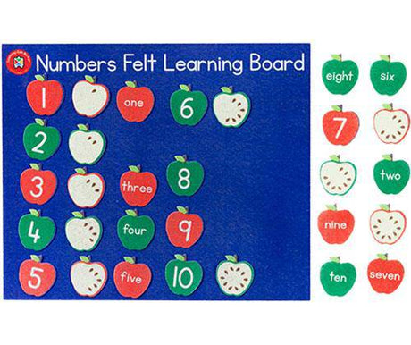 Felt Learning Board Numbers - Educational Vantage