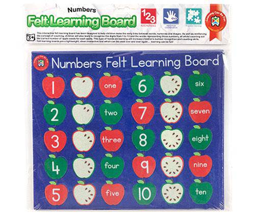 Felt Learning Board Numbers - Educational Vantage