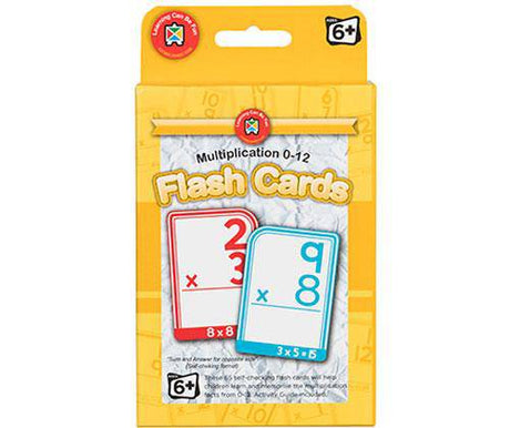 Flash Cards Multiplication 0-12 - Educational Vantage