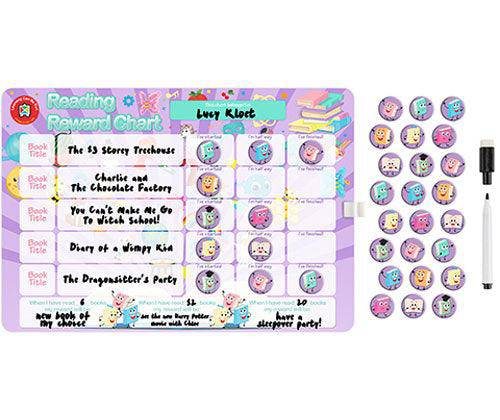 Reading Reward Chart Lilac - Educational Vantage