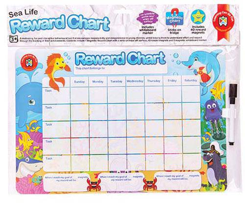 Sea Life Magnetic Reward Chart - Educational Vantage